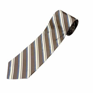 Brooks Brothers striped silk Brown and Blue Men's Tie NWT